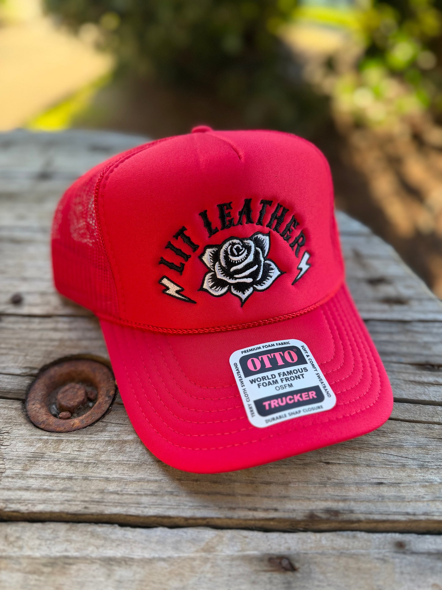 Red LIT Tracker Hat