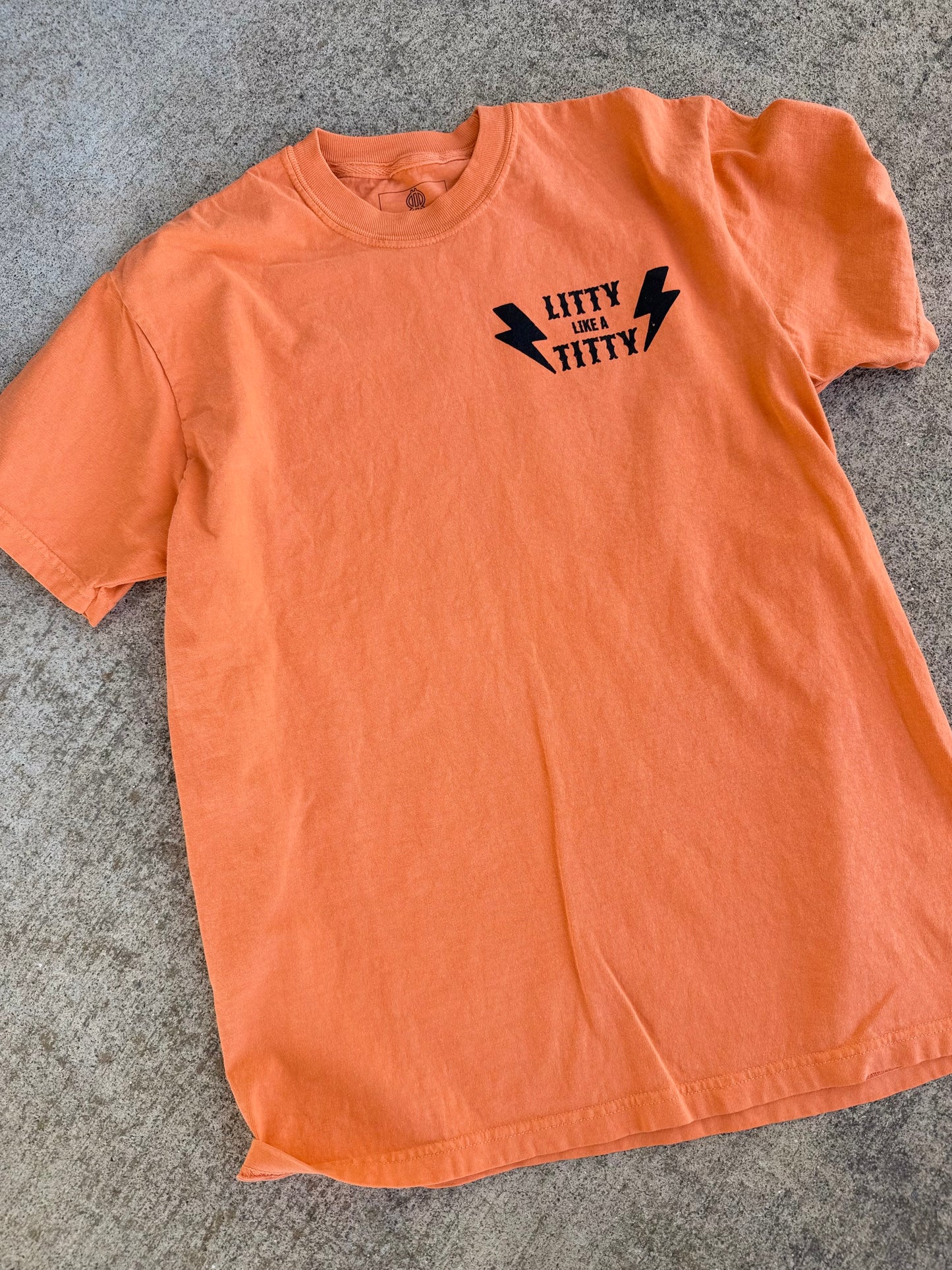 Litty Titty Orange T-shirt 