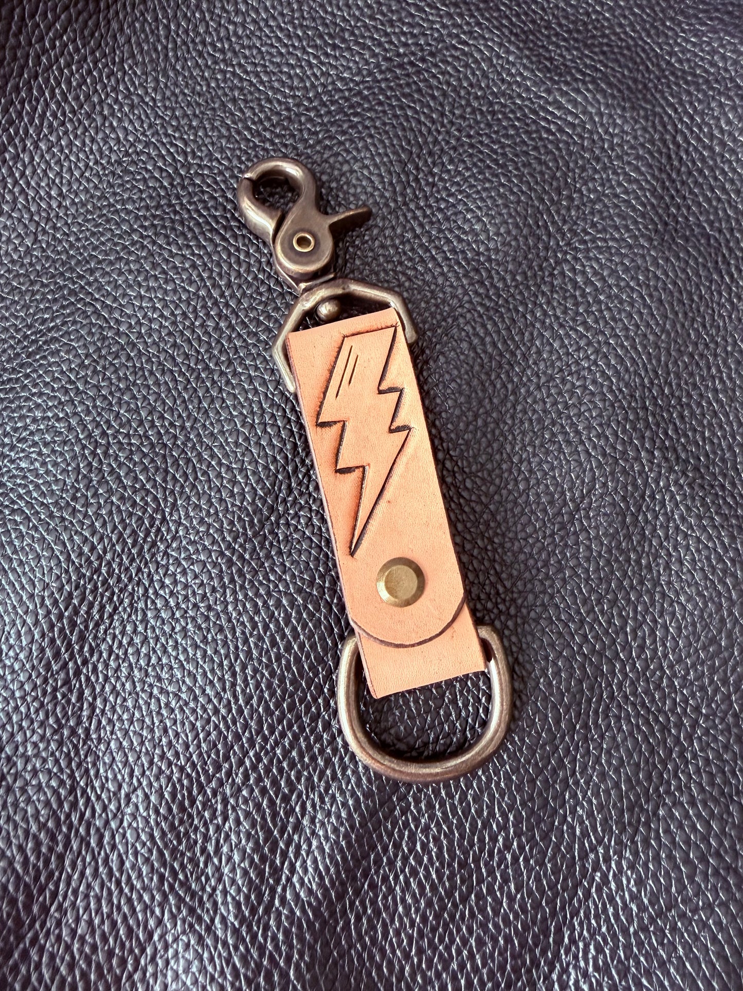 Natural Bolt Keychain