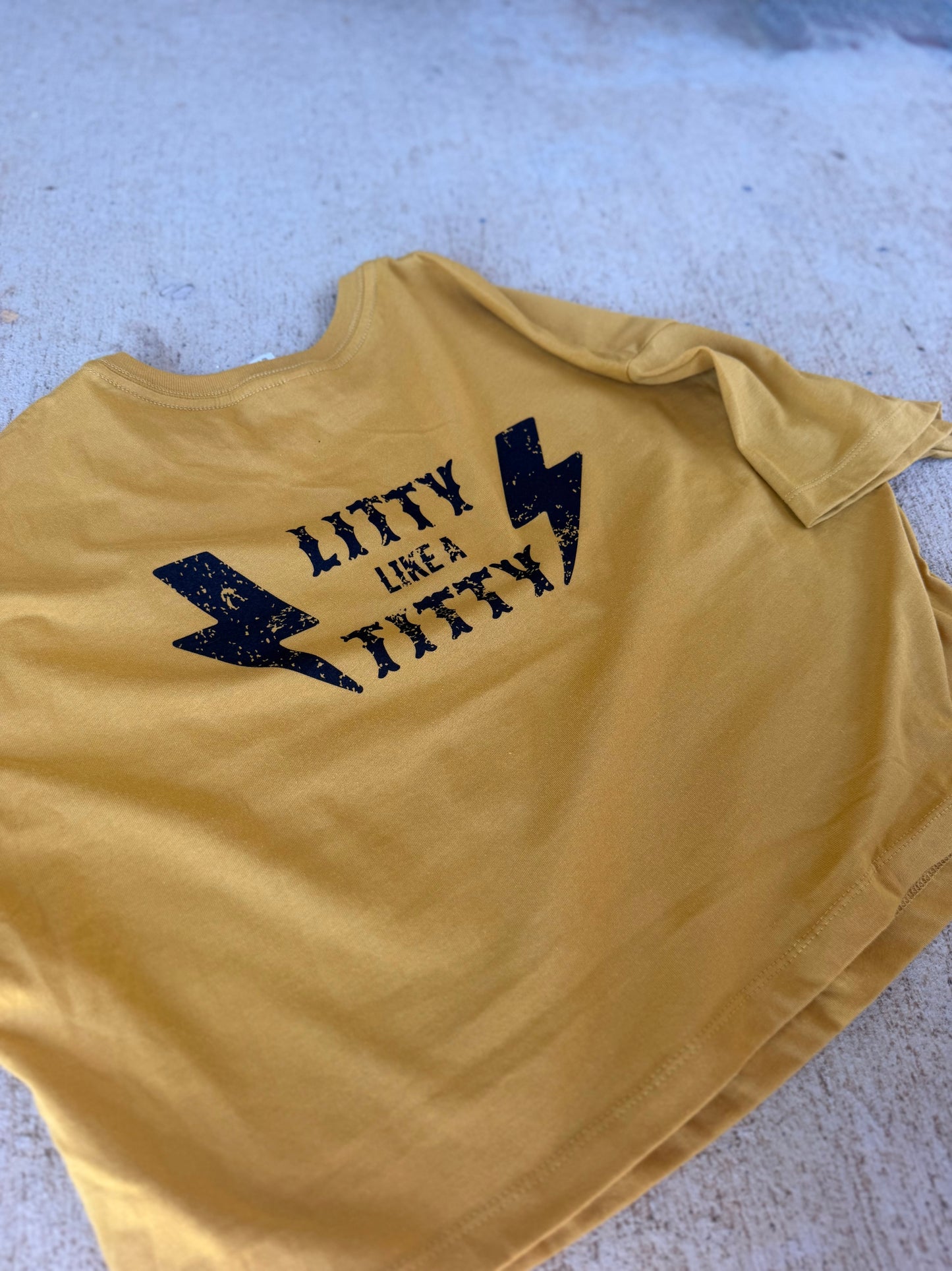 Litty Titty (BACK) Mustard Crop