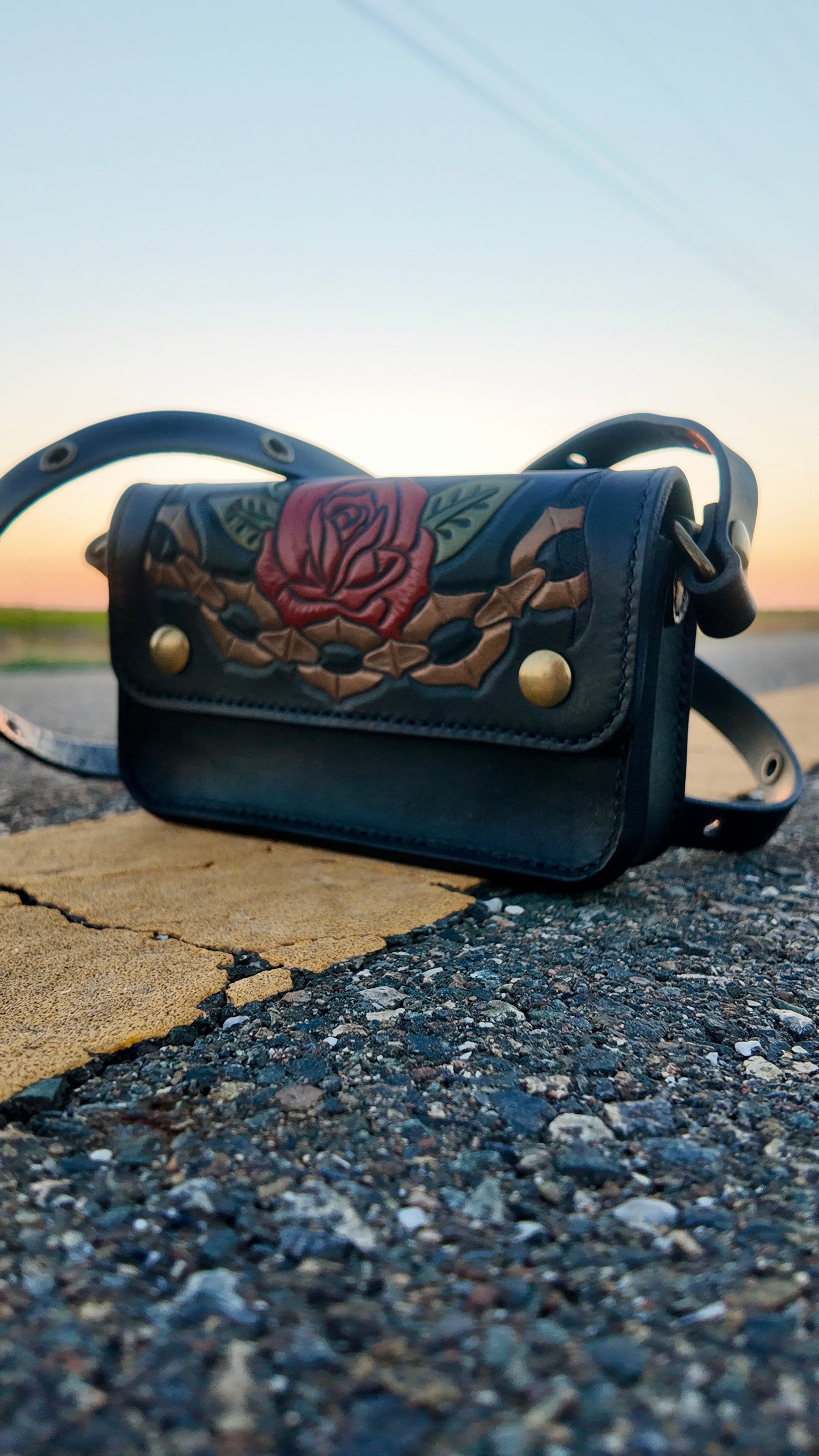 Rose and Chain Small Bag