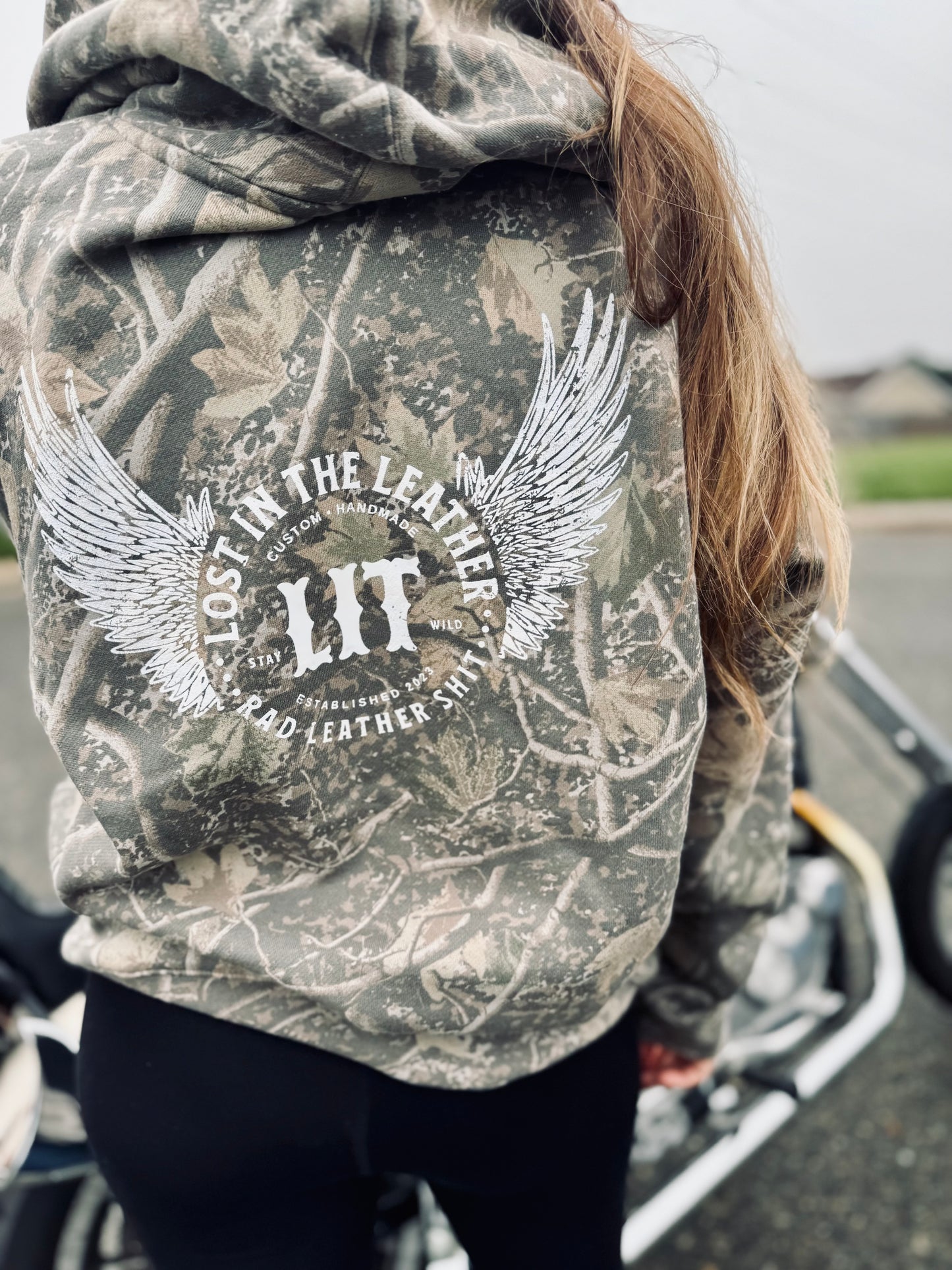 Deadwood LIT Leather Hoodie