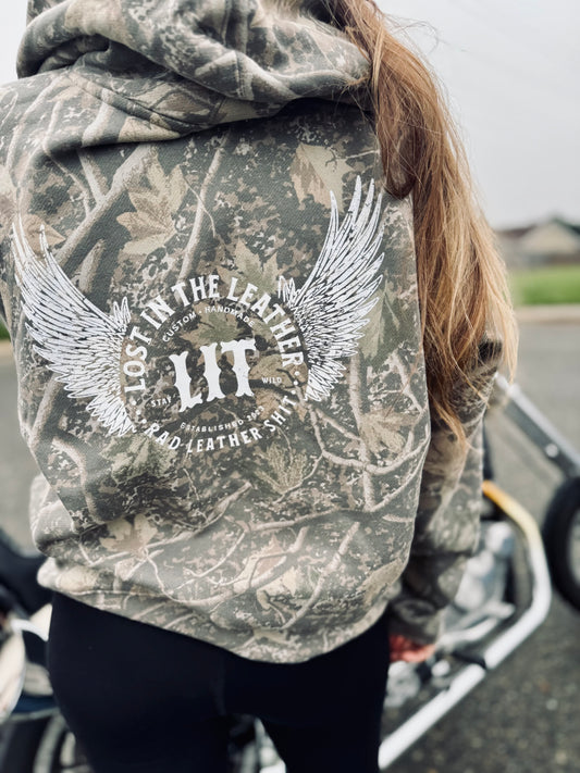 Deadwood LIT Leather Hoodie