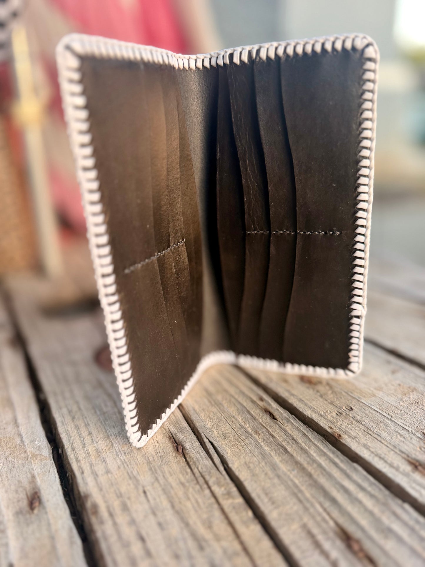 Laced Lightning Bolt Long Wallet