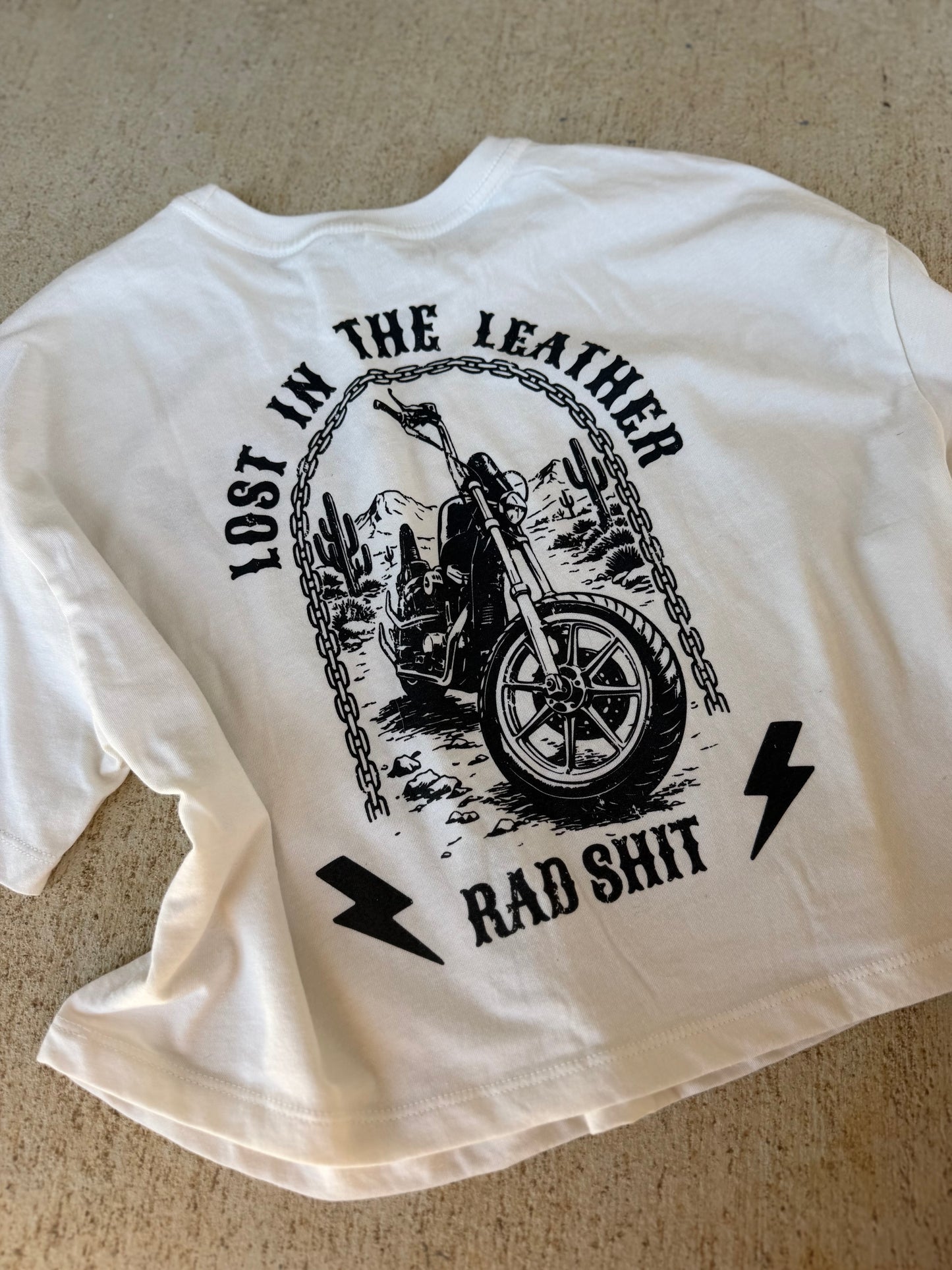 Litty Titty Vintage White Crop