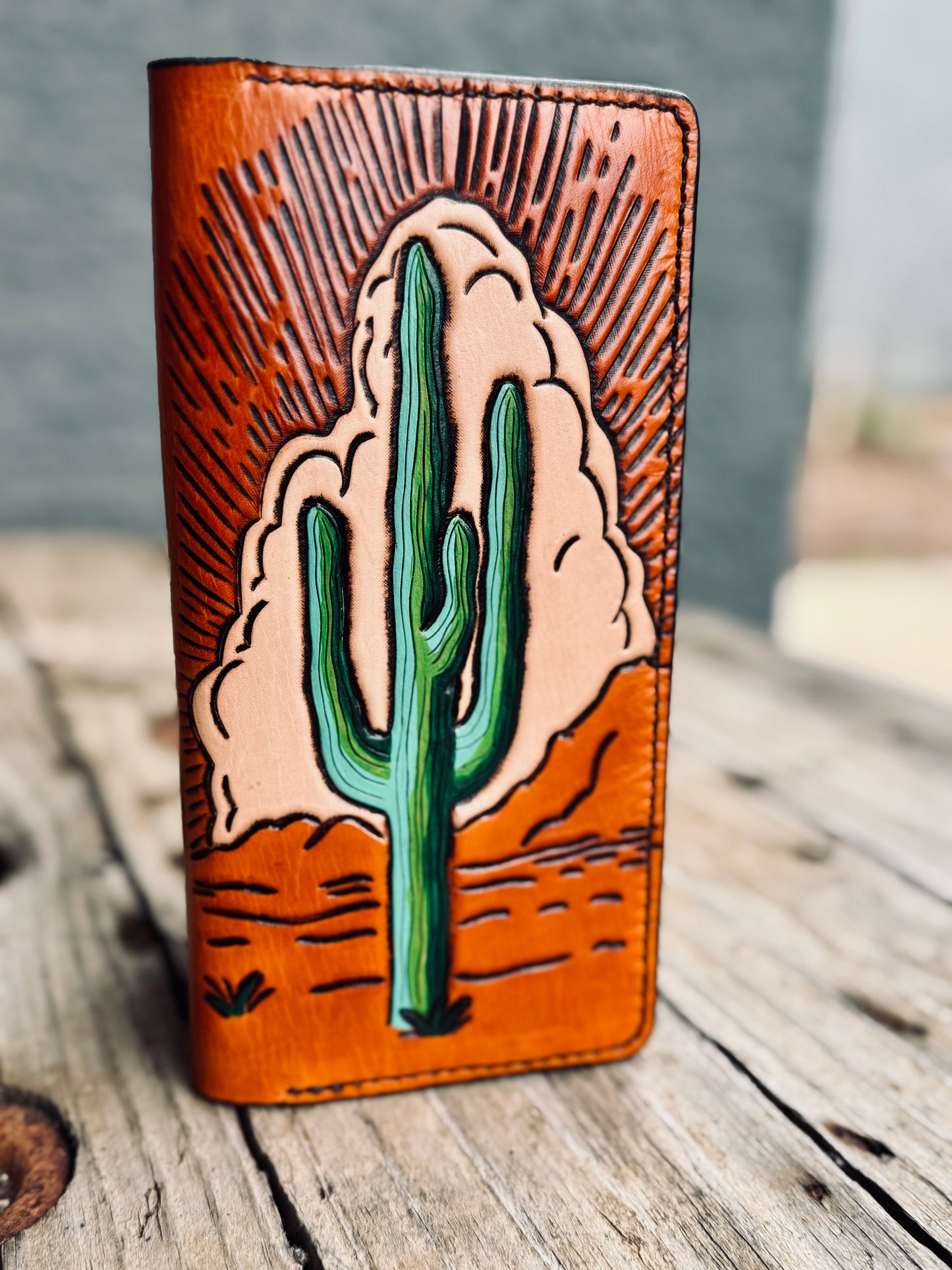 Desert Landscape Long Wallet