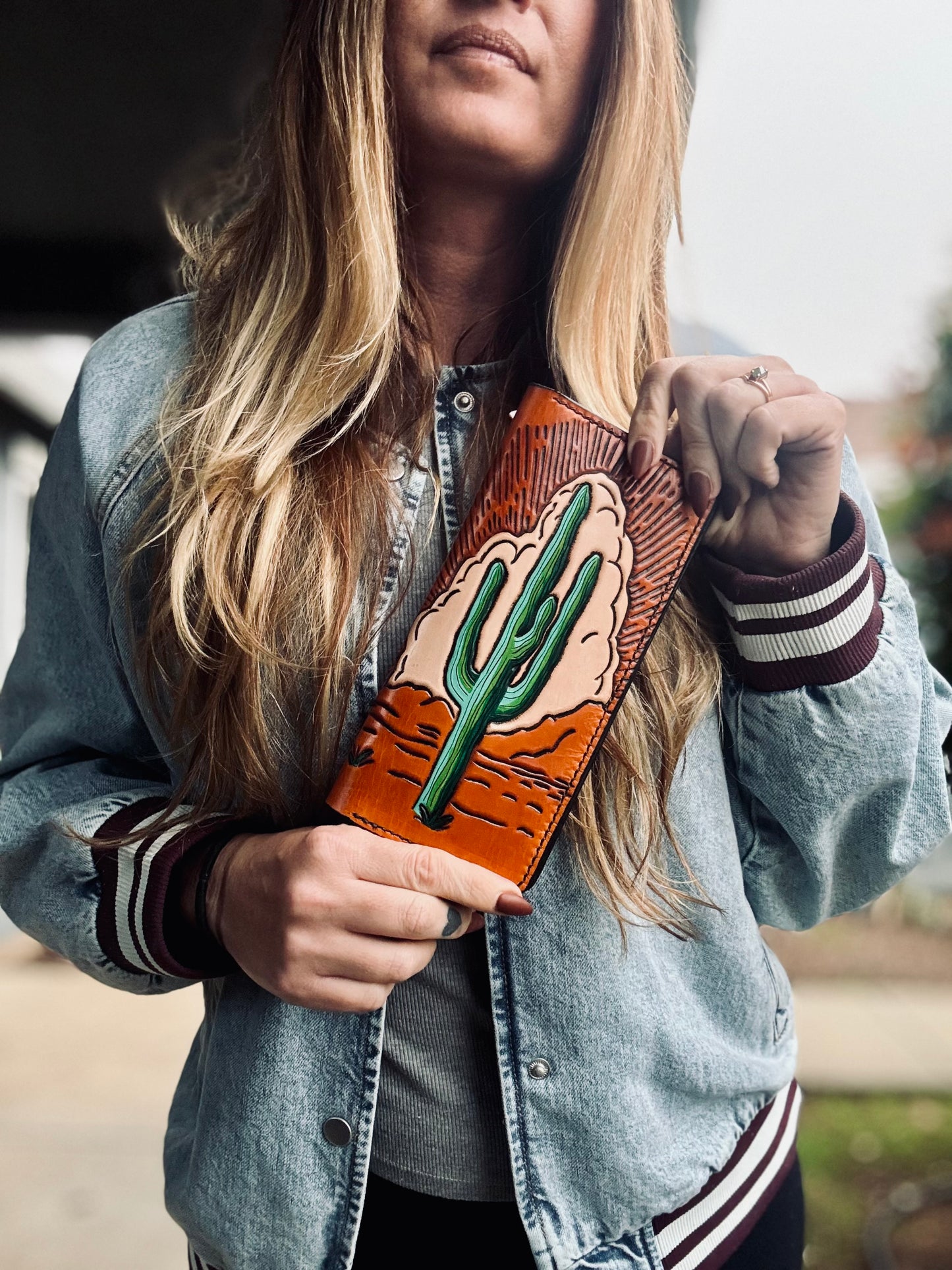 Desert Landscape Long Wallet
