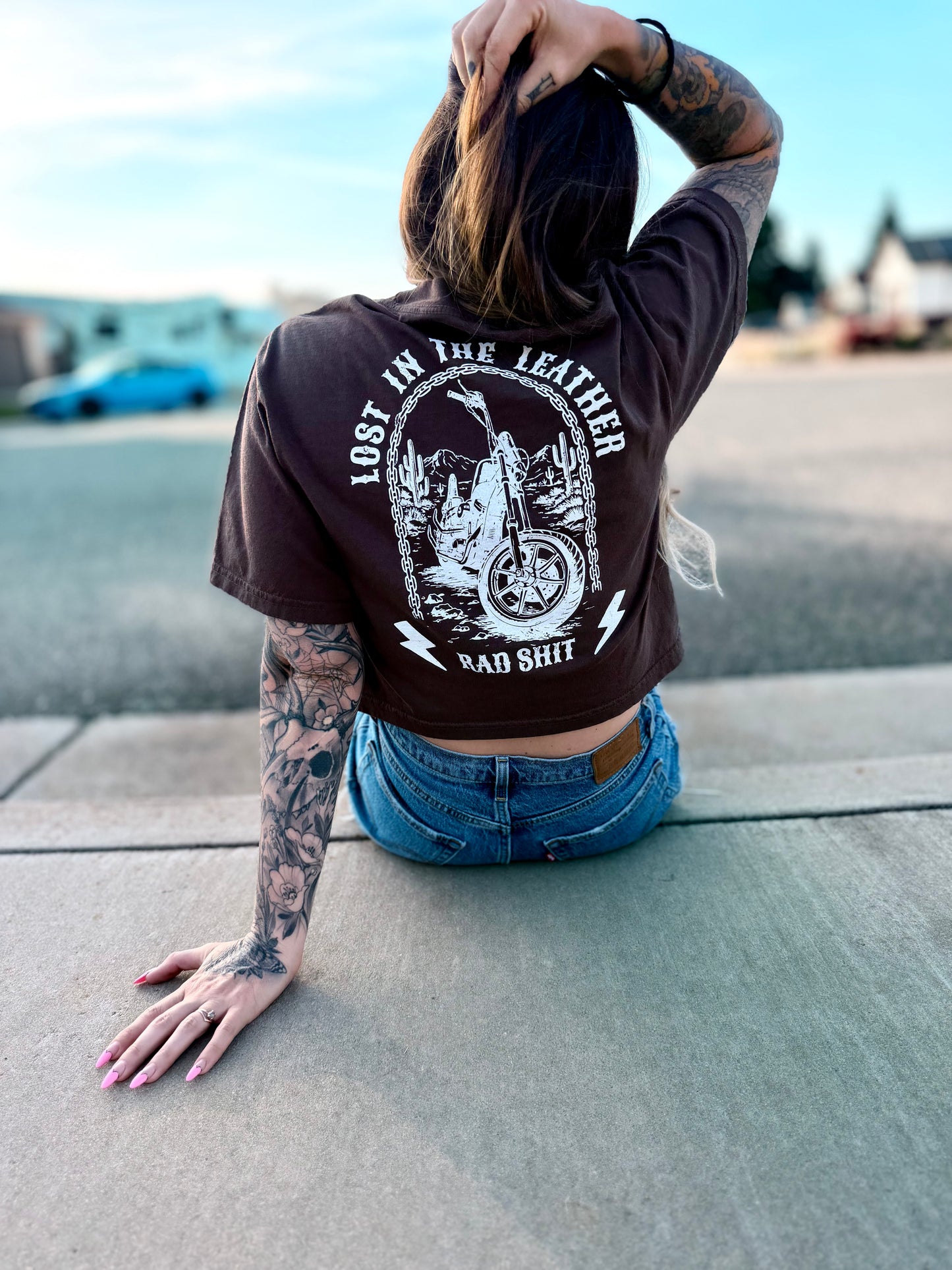 Litty Titty Mocha Crop