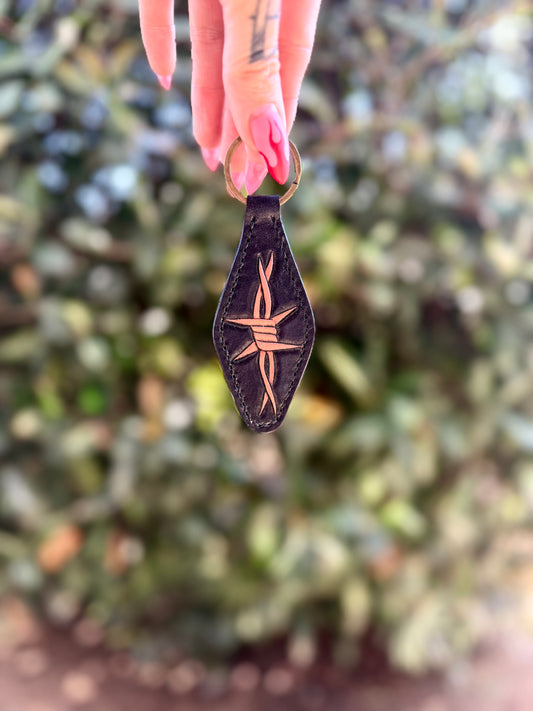 Barbed Wire Keychain