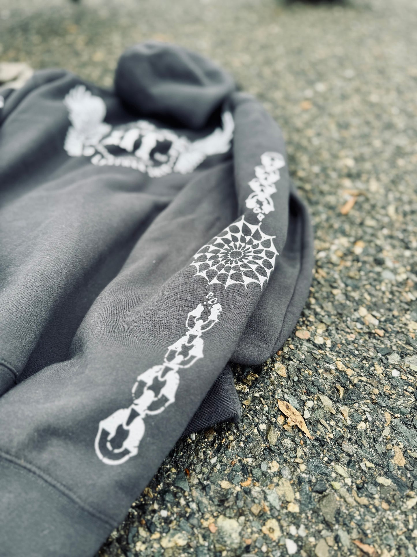 Asphalt LIT Leather Hoodie