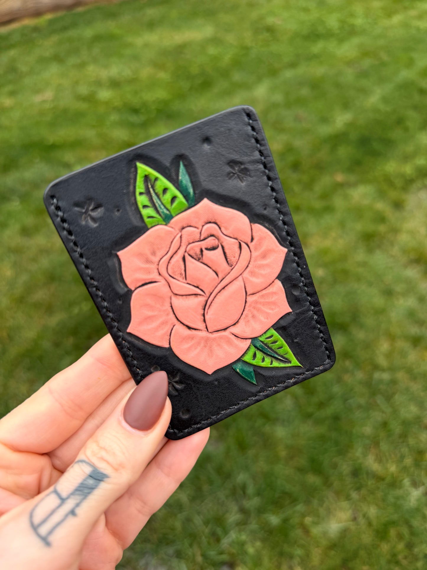 Matte Rose Card Wallet