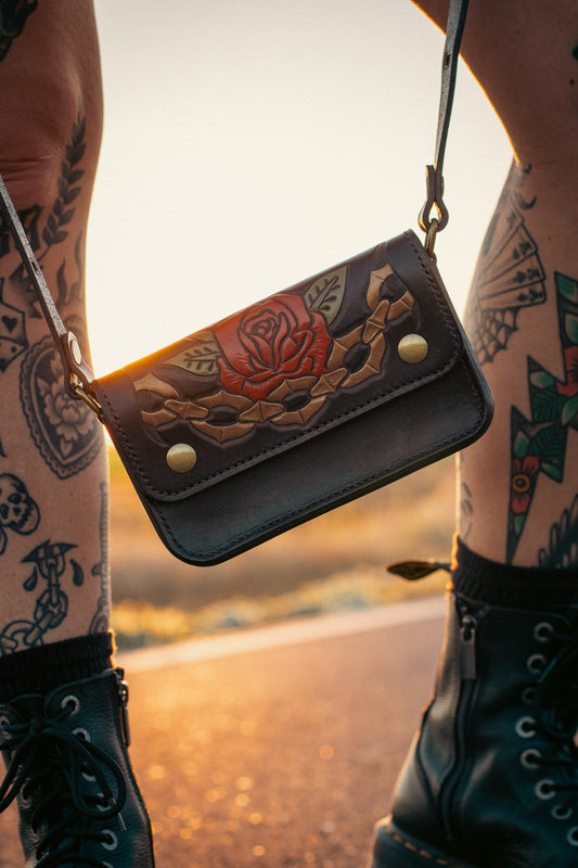 Rose and Chain Small Bag