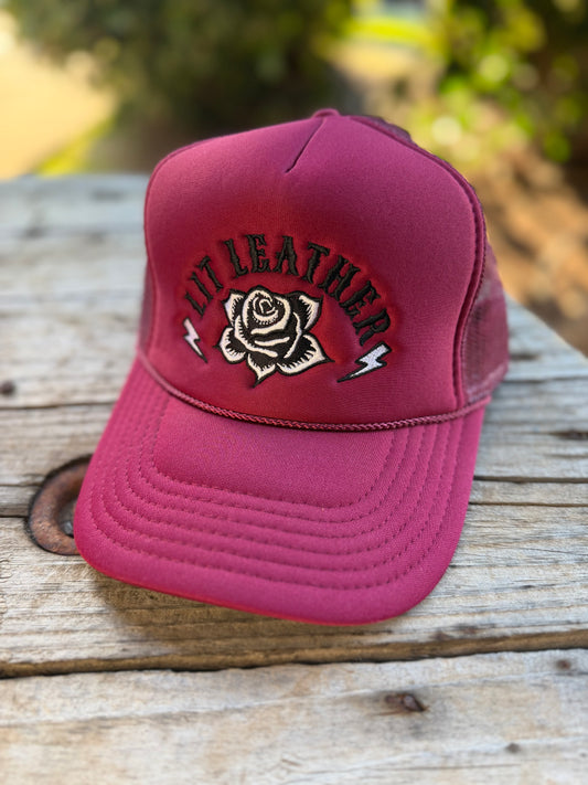 Maroon LIT Tracker Hat