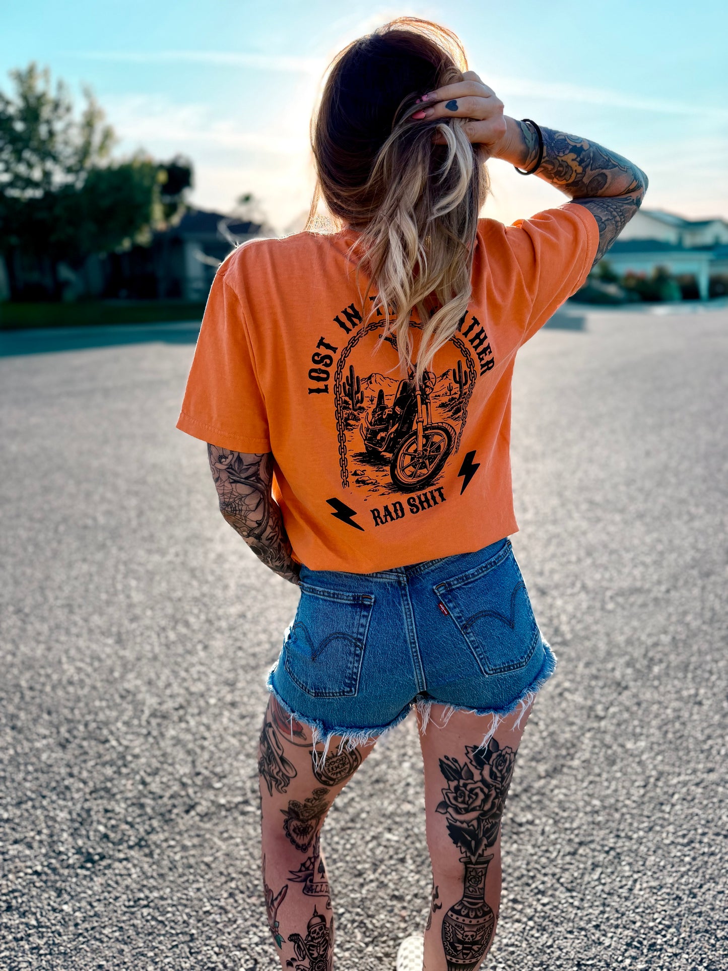 Litty Titty Orange T-shirt ￼