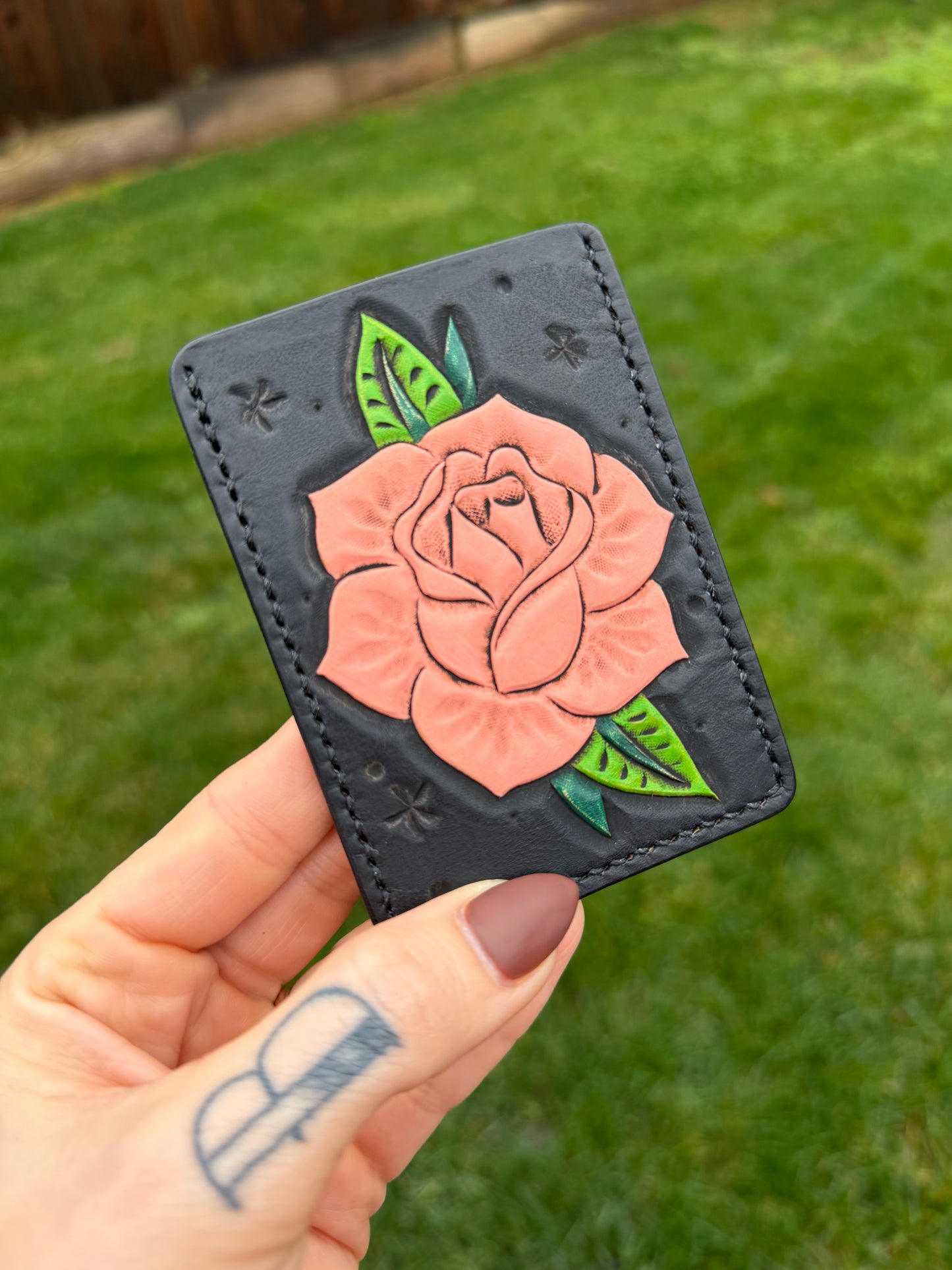 Matte Rose Card Wallet