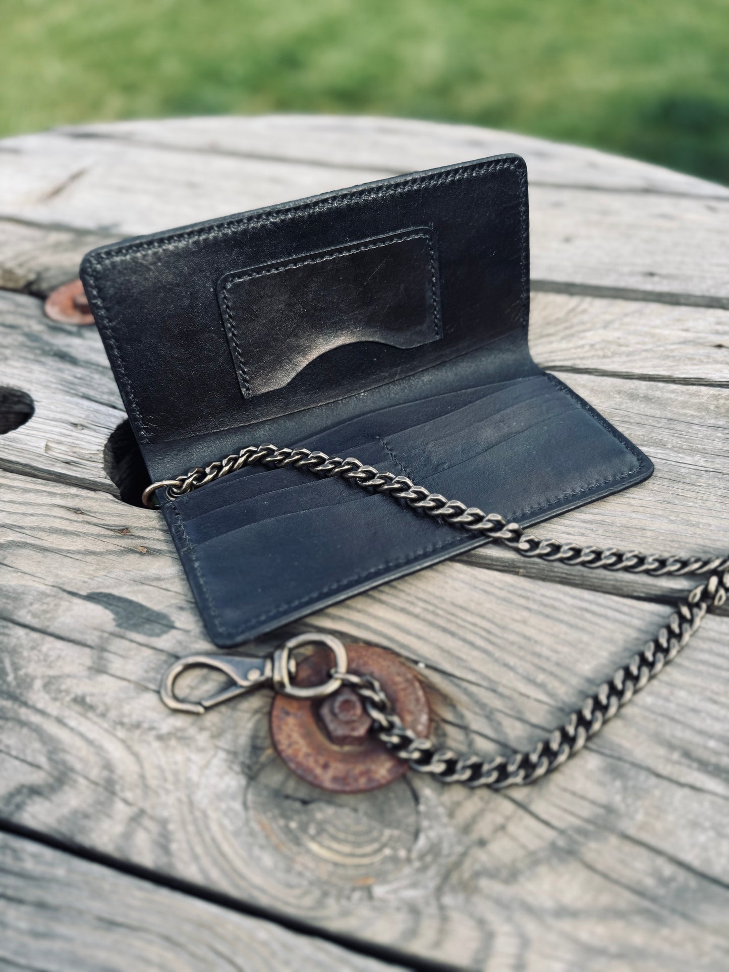 Eagle Long Wallet W/Chain