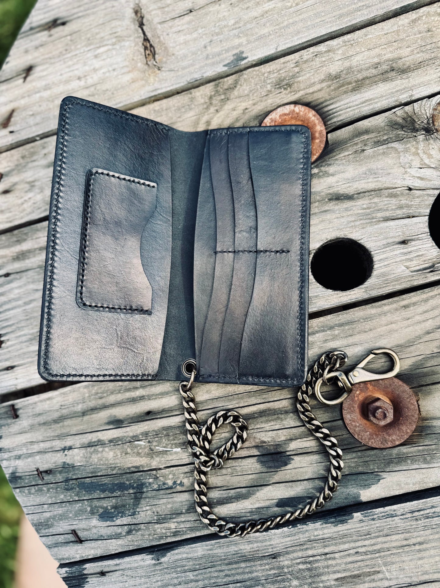 Eagle Long Wallet W/Chain